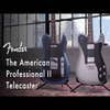 Fender American Professional II Telecaster Deluxe w/Case - Miami Blue MN