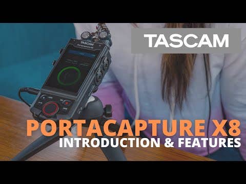 Tascam Portacapture X8 Multi-track Handheld Recorder
