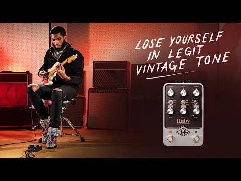 Universal Audio UAFX Ruby '63 Top Boost Amp Emulator Pedal