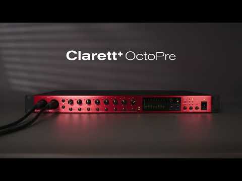 Focusrite Clarett+ Octopre 8ch ADAT Microphone Preamp