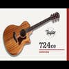 Taylor 724ce Acoustic Electric Guitar w/Case - Select Hawaiian Koa