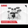 Evans dB ONE Mesh Drumhead - Rock Tom Pack (10