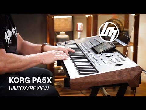 Korg PA5X-88 88-note Arranger Keyboard w/Hammer Action Keys