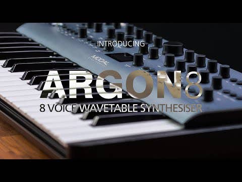 Modal ARGON8 37-Key 8-Voice Wavetable Synthesizer
