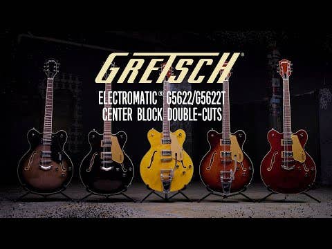 Gretsch G5622 Electromatic Center Block DC w/V-Stoptail - Black Gold
