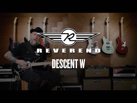 Reverend Descent W Baritone Electric Guitar - Oceanside Green