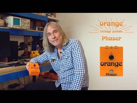 Orange Phaser Pedal (Made in UK)