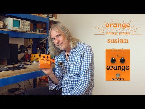Orange Sustainer Pedal (Made in UK)