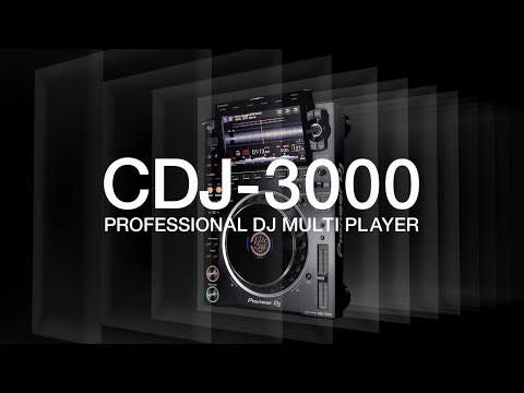 Pioneer DJ CDJ-3000 Evolved flagship Multi-player w/Advanced MPU