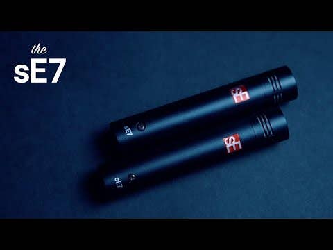 sE Electronics SE-7 PAIR Small Diaphragm Condenser Mics