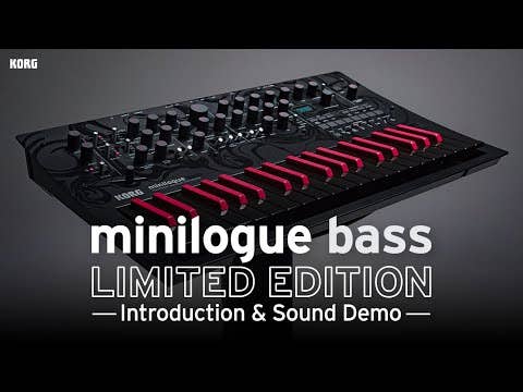 Korg Minilogue Bass Limited Edition Analog Synthesizer