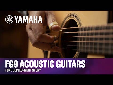 Yamaha FG9R Acoustic Guitar - Natural (Spruce / Rosewood)