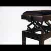Stagg Hydraulic Piano Bench - High Gloss Black