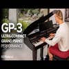Roland GP-3PE Compact Digital Grand Piano w/Matching Bench - Polished Ebony