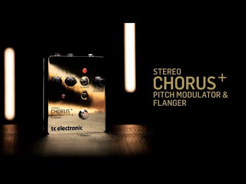 TC Electronics SCF Gold SE Stereo Chorus / Flanger Pedal - Limited Edition Gold
