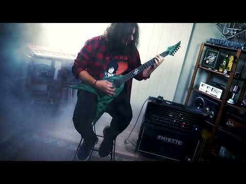 Solar V1.6AOP CANIBALISMO Electric Guitar - Army Green Open Pore