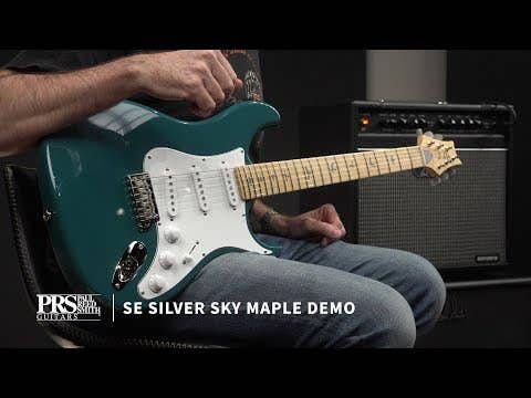 Paul Reed Smith (PRS) SE Silver Sky Electric Guitar w/Gigbag  - Nylon Blue - Maple Neck