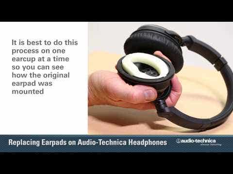 Audio Technica Replacement Ear-pads for M50x Headphones - Black - Pair