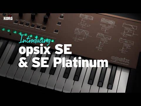 Korg OpSix SE 61-Key FM Synth w/Case - Platinum