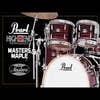 Pearl Masters Maple 4-piece Shell Pack - Kobalt Blue Fade Metallic