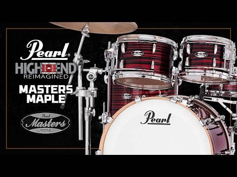 Pearl Masters Maple 4-piece Shell Pack - Kobalt Blue Fade Metallic