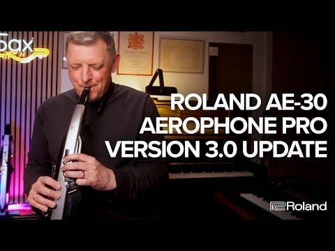 Roland AE-20 Aerophone Digital Wind Instrument - Black / White