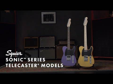 Squier Sonic Telecaster - Maple Fingerboard - Black Pickguard - Butterscotch Blonde