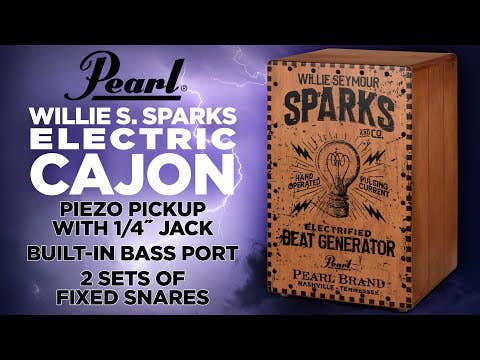 Pearl Primero PBEC210 Electric Crate Cajon - Willie Sparks