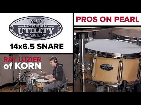 Pearl Modern Utility 14x6.5 Snare Drum - Satin Brown