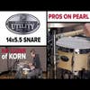 Pearl Modern Utility 14x5.5 Maple Snare Drum - Matte Natural