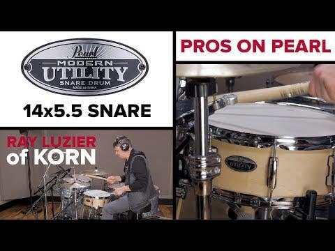 Pearl Modern Utility 14x5.5 Maple Snare Drum - Matte Natural