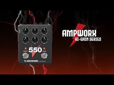 TC Electronic AmpWorx Hi-Gain V550 2ch Preamp Pedal