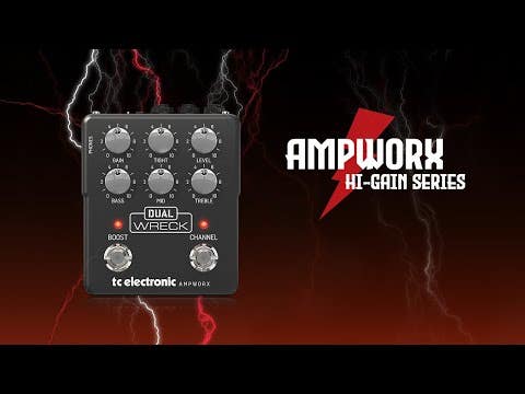 TC Electronic AmpWorx Hi-Gain Dual Wreck  2ch Preamp Pedal