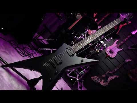 Solar X2.6C Electric Guitar w/Case - Carbon Black