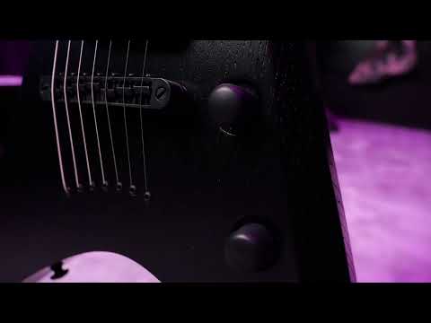 Solar X2.7BOP+ 7-String Electric Guitar w/Case - Black Open Pore