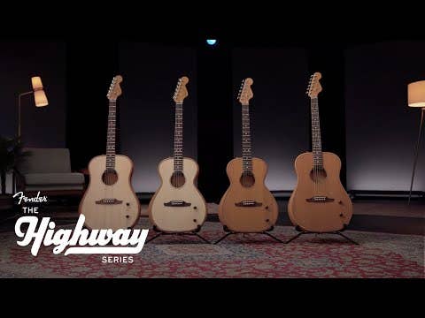 Fender Highway Series Parlor - Rosewood Fingerboard - Natural