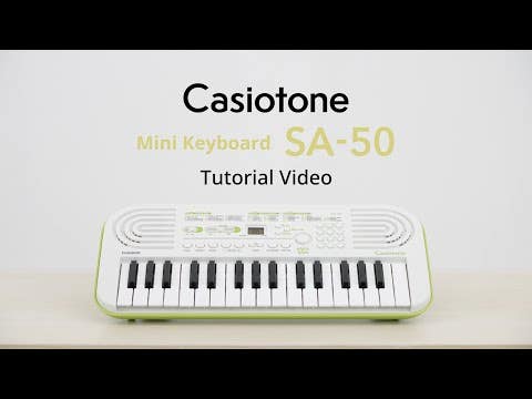 Casio SA50 Casiotone 32-Key Portable Mini Keyboard