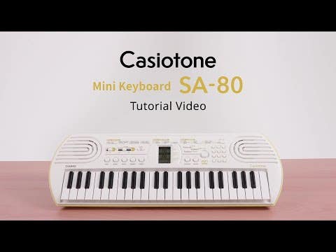 Casio SA80 Casiotone 44-Key Portable Mini Keyboard