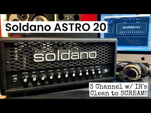 Soldano Astro-20 3ch 20w Tube Guitar Head