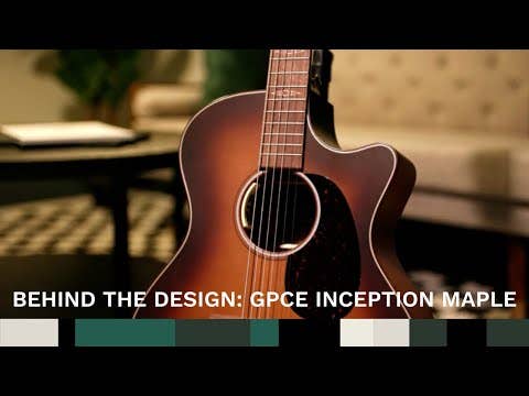 Martin GPCE Inception Maple Acoustic Guitar w/ LR Baggs Anthem and Hard Case