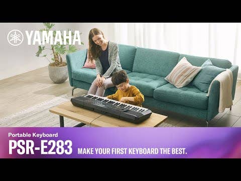 Yamaha PSRE283 61-Note Portable Beginner Keyboard