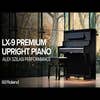 Roland LX9PE Digital Home Piano w/Bench - Polished Ebony