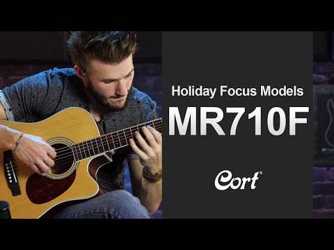 Cort MR710F Acoustic Electric Guitar w/Gig Bag