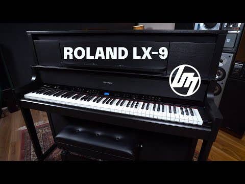 Roland LX9PE Digital Home Piano w/Bench - Polished Ebony