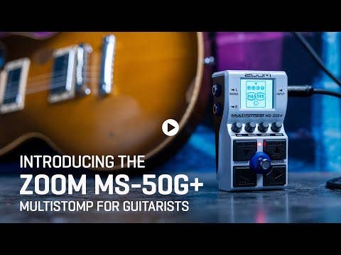 Zoom MS-50G+ MultiStomp Guitar Effects Pedal