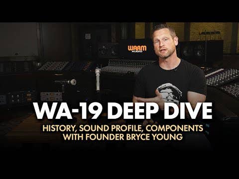 Warm Audio WA-19 Vintage Studio Dynamic - Black (WA19B)