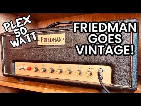 Friedman PLEX Vintage 50w Guitar Amp Head