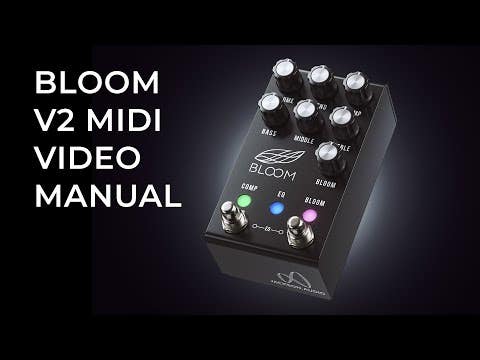 Jackson Audio BLOOM V2 SILVER Comp / EQ / Boost Pedal