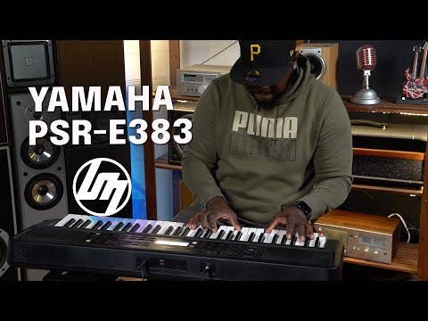 Yamaha PSR-E383 61-Key Portable Keyboard (PSRE383)