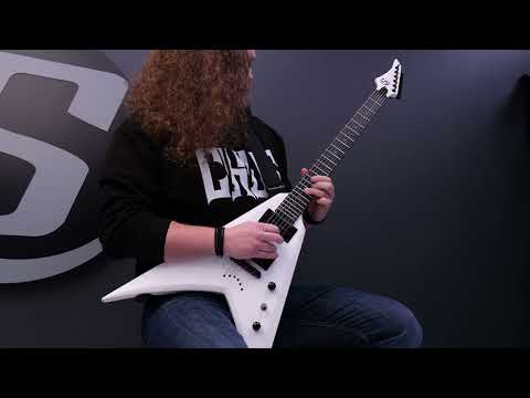 S by Solar VB4.6W Electric Guitar w/Gigbag - White Matte